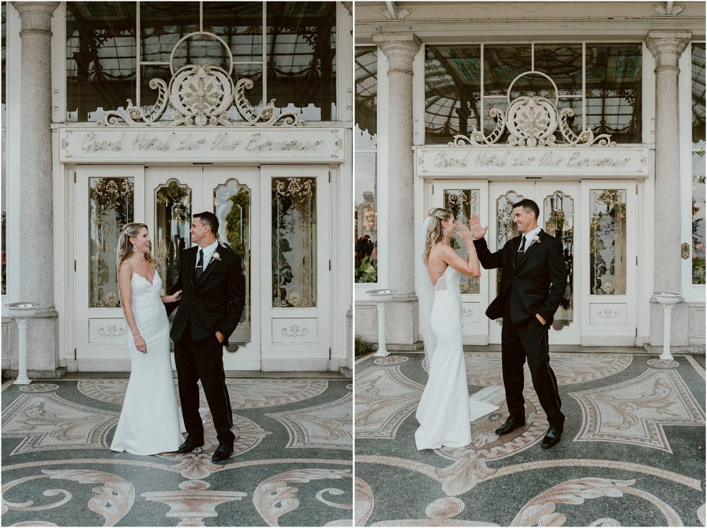 First look fra sposa e sposo al Grand Hotel Des Iles Borromees, Stresa Lago Maggiore