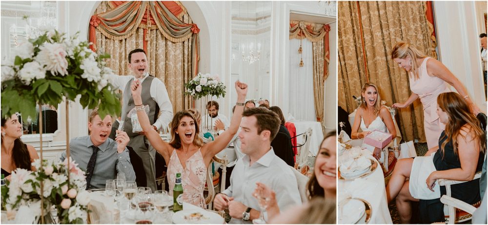 Grand Hotel Des Iles Borromees, matrimonio Lago Maggiore Stresa Ricevimento e amici festeggiano